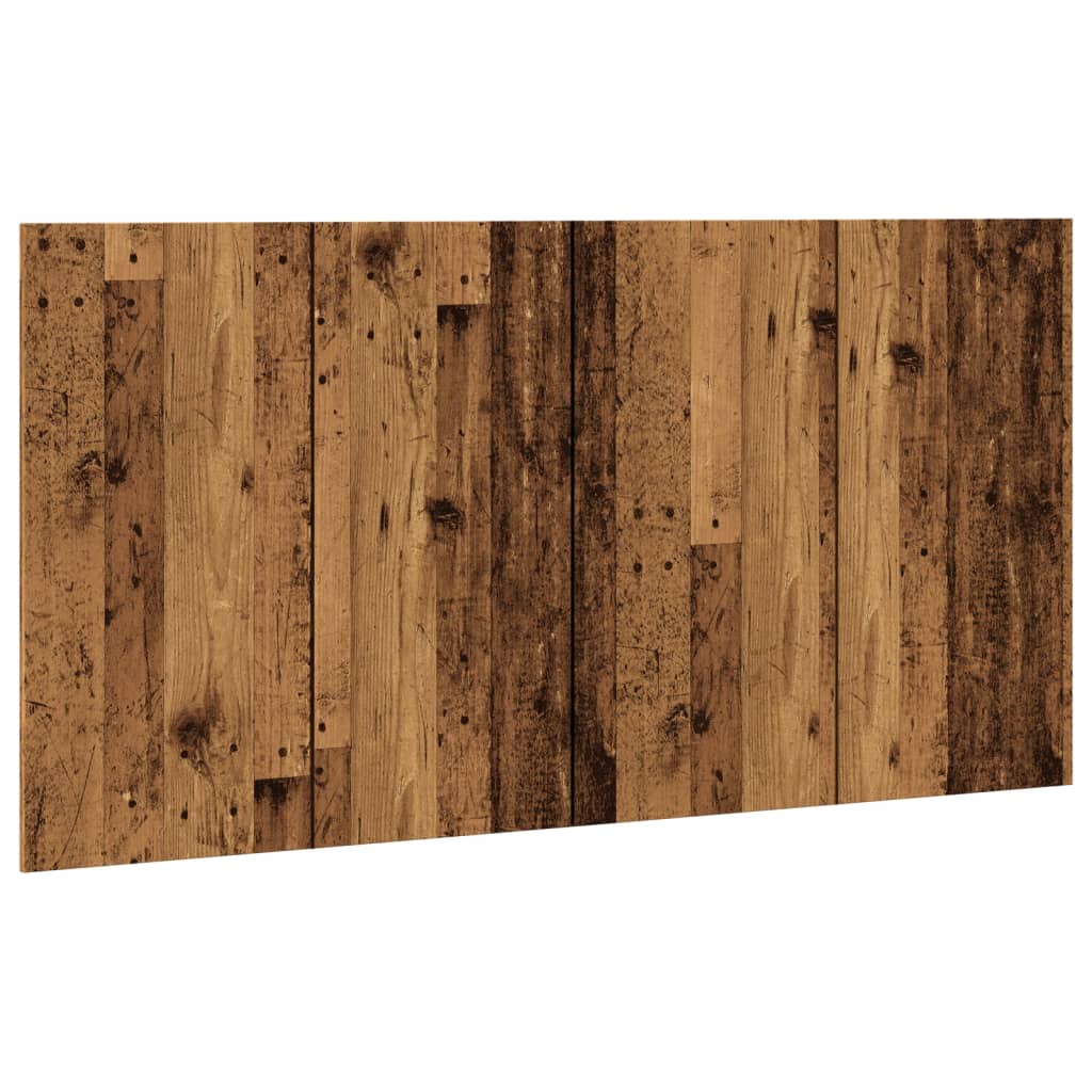 vidaXL Posteljno vzglavje Old Wood 160x1,5x80 cm Inženirski les