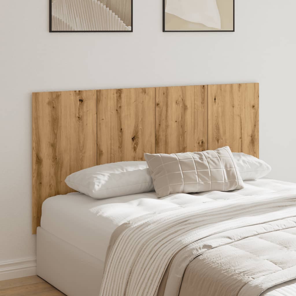 vidaXL Kopfteil Artisan-Eiche 160x1,5x80 cm Holzwerkstoff