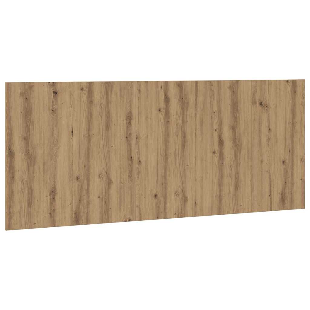vidaXL Čelo postele dub artisan 200 x 1,5 x 80 cm kompozitní dřevo