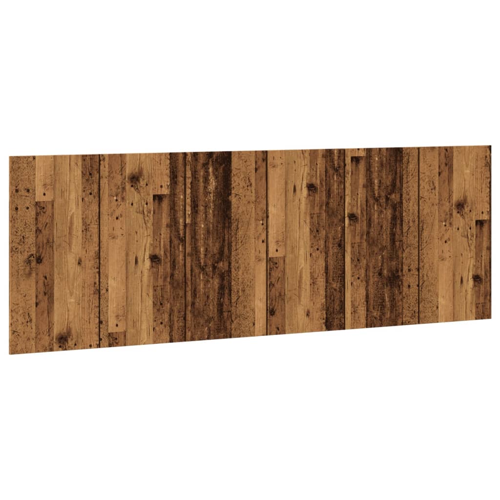 vidaXL Nástěnné čelo postele old wood 240x1,5x80 cm kompozitní dřevo