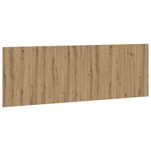 Nástěnné čelo postele dub artisan 240x1,5x80cm kompozitní dřevo - obrázek 2