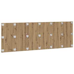 Nástěnné čelo postele dub artisan 240x1,5x80cm kompozitní dřevo - obrázek 4