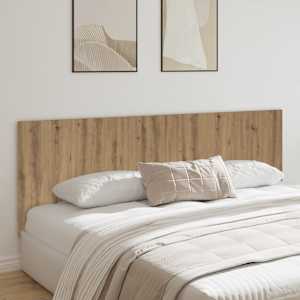 Nástěnné čelo postele dub artisan 240x1,5x80cm kompozitní dřevo - obrázek 1