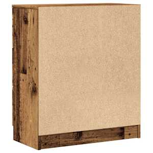 Příborník old wood 60 x 30 x 70 cm kompozitní dřevo - obrázek 6