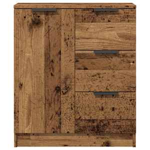 Příborník old wood 60 x 30 x 70 cm kompozitní dřevo - obrázek 4