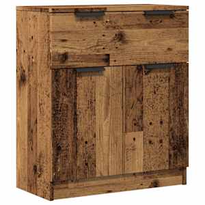 Příborník old wood 60 x 30 x 70 cm kompozitní dřevo - obrázek 2
