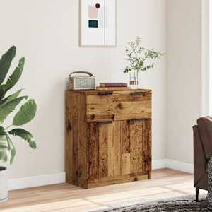 Příborník old wood 60 x 30 x 70 cm kompozitní dřevo - obrázek 3