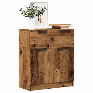 Příborník old wood 60 x 30 x 70 cm kompozitní dřevo - obrázek 1