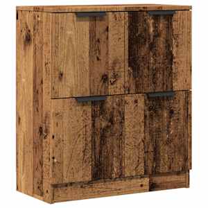 Příborník old wood 60 x 30 x 70 cm kompozitní dřevo - obrázek 2
