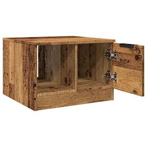 Konferenční stolek old wood 50x50x36 cm kompozitní dřevo - obrázek 8