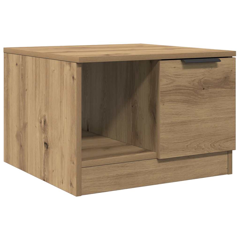vidaXL Konferenční stolek dub artisan 50x50x36 cm kompozitní dřevo