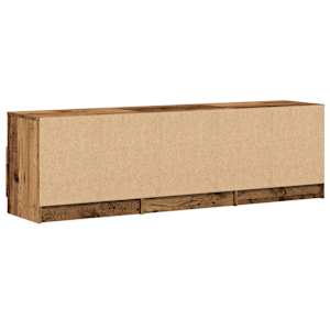 TV skříňka starého dřeva 150x33,5x45 kompozitní dřevo - obrázek 6