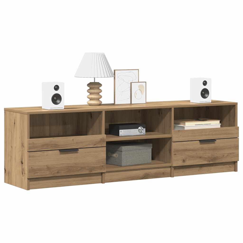 vidaXL Comodă TV, stejar artizanal,150x33,5x45 cm, lemn prelucrat