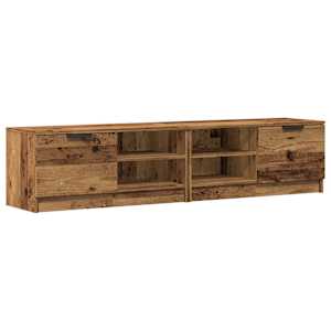 TV skříňka skříňky 2 ks starého dřeva 80x35x36,5 cm kompozit - obrázek 2