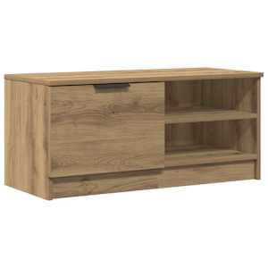 TV skříňka dub artisan 80x35x36,5 cm kompozitní dřevo - obrázek 2