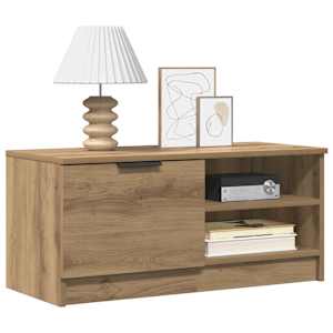 TV skříňka dub artisan 80x35x36,5 cm kompozitní dřevo - obrázek 3