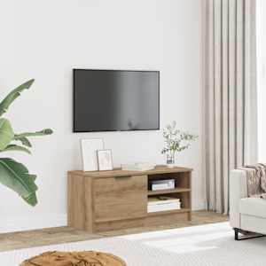 TV skříňka dub artisan 80x35x36,5 cm kompozitní dřevo - obrázek 1