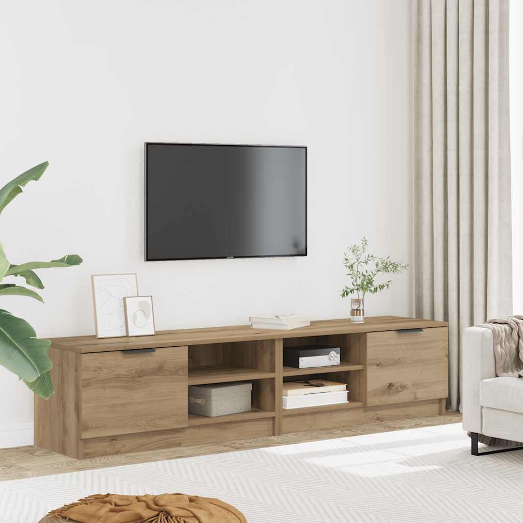 vidaXL Dulapuri TV 2 buc. stejar artizanal 80x35x36,5cm lemn prelucrat