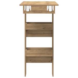 Nástěnný barový stolek dub artisan 102 x 45 x 103,5 cm kompozit - obrázek 4