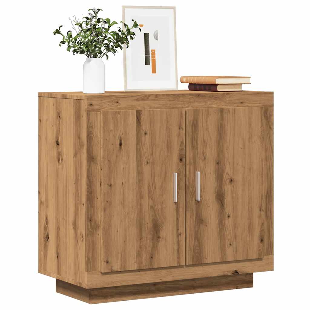 vidaXL Sideboard Artisan-Eiche 80x40x75 cm Holzwerkstoff