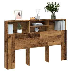 Čelo postele s úložným prostorem old wood 160 x 19 x 103,5 cm - obrázek 1