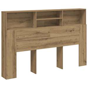Čelo postele s úložným prostorem dub artisan 160x19x103,5 cm - obrázek 2