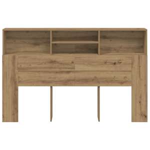 Čelo postele s úložným prostorem dub artisan 160x19x103,5 cm - obrázek 4