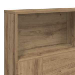 Čelo postele s úložným prostorem dub artisan 160x19x103,5 cm - obrázek 7