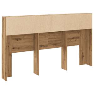 Skříňka s čelem postele Artisan Dub 180x19x103,5 cm Tvrzené dřevo - obrázek 6