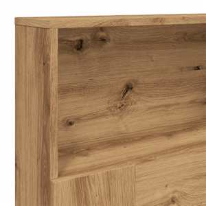 Skříňka s čelem postele Artisan Dub 180x19x103,5 cm Tvrzené dřevo - obrázek 7