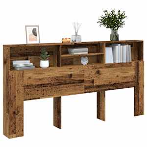 Čelo postele s úložným prostorem old wood 200 x 19 x 103,5 cm - obrázek 1