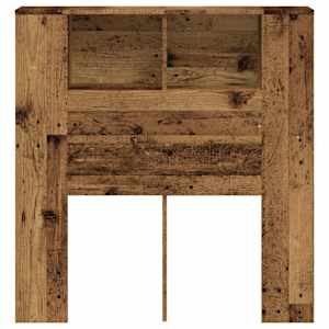 Čelo postele s úložným prostorem old wood 100 x 18,5 x 102,5 cm - obrázek 4