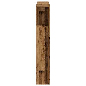 Čelo postele s úložným prostorem old wood 100 x 18,5 x 102,5 cm - obrázek 5
