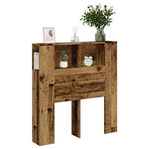 Čelo postele s úložným prostorem old wood 100 x 18,5 x 102,5 cm