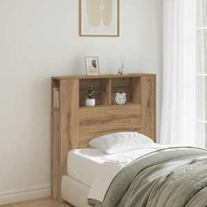 Vzglavna omarica artisan les 100x18,5x102,5 cm inženirski les