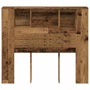 Čelo postele s úložným prostorem old wood 120 x 19 x 104,5 cm - obrázek 4
