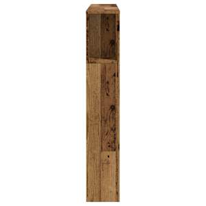 Čelo postele s úložným prostorem old wood 120 x 19 x 104,5 cm - obrázek 5