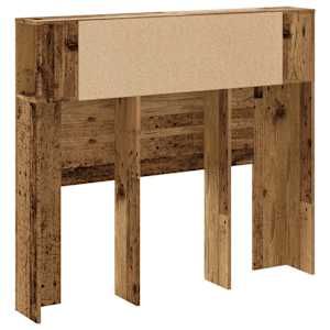 Čelo postele s úložným prostorem old wood 120 x 19 x 104,5 cm - obrázek 6