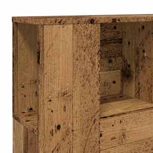 Čelo postele s úložným prostorem old wood 120 x 19 x 104,5 cm - obrázek 7