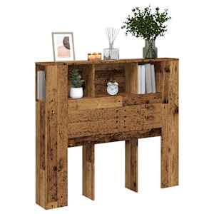 Čelo postele s úložným prostorem old wood 120 x 19 x 104,5 cm - obrázek 1