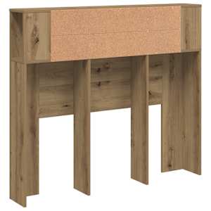 Čelo postele s úložným prostorem dub artisan 120x19x104,5 cm - obrázek 6