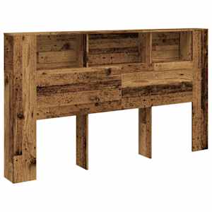 Čelo postele s úložným prostorem old wood 180 x 18,5 x 102,5 cm - obrázek 2