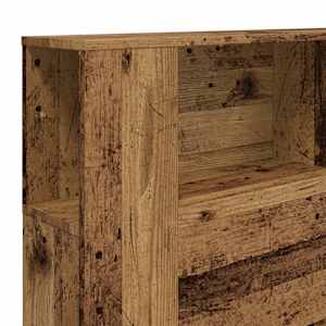 Čelo postele s úložným prostorem old wood 180 x 18,5 x 102,5 cm - obrázek 7