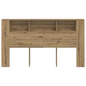 Čelo postele s úložným prostorem dub artisan 180x18,5x102,5 cm - obrázek 4