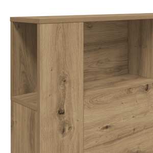 Čelo postele s úložným prostorem dub artisan 180x18,5x102,5 cm - obrázek 7