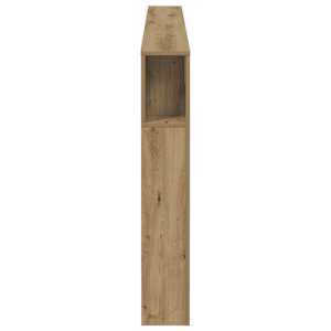 Čelo postele s úložným prostorem dub artisan 200x18,5x102,5 cm - obrázek 5