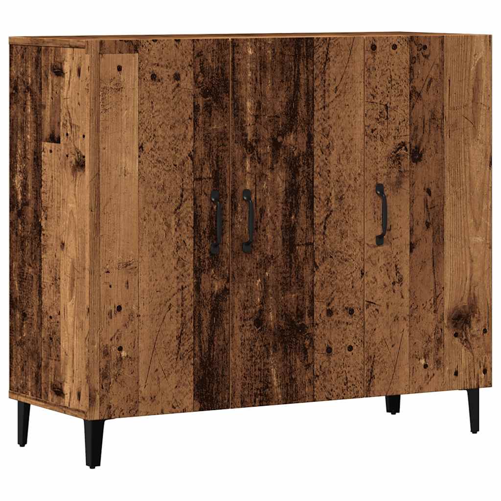 vidaXL Příborník old wood 90 x 34 x 80 cm kompozitní dřevo