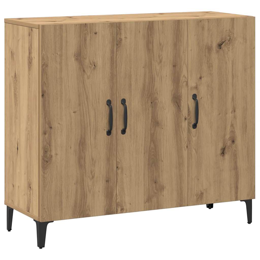 vidaXL Příborník dub artisan 90 x 34 x 80 cm kompozitní dřevo