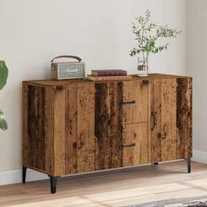 Příborník old wood 100 x 36 x 60 cm kompozitní dřevo - obrázek 4