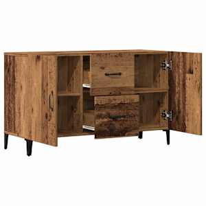 Příborník old wood 100 x 36 x 60 cm kompozitní dřevo - obrázek 6